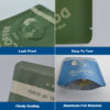 Custom Printing 3 Side Seal Food Packaging Bag
