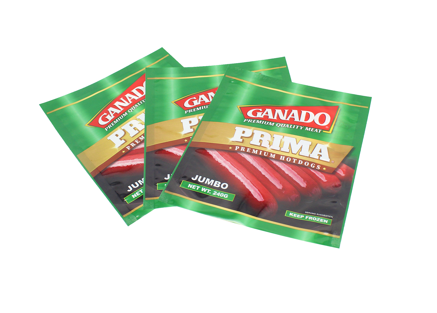 sachets plats pour aliments congelés