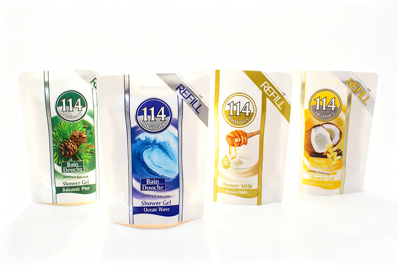 packaging for shower gel